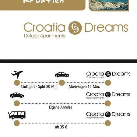 Apartmán Sunshine Deluxe 80m2 With Pool, 50 M2 Garden Lounge And Outdoor Space Trogir