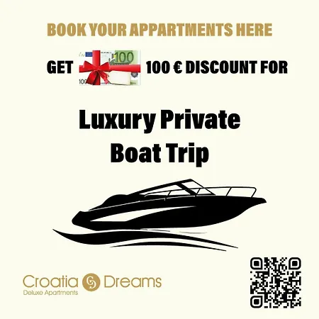 Apartmán Sunshine Deluxe 80m2 With Pool, 50 M2 Garden Lounge And Outdoor Space Trogir